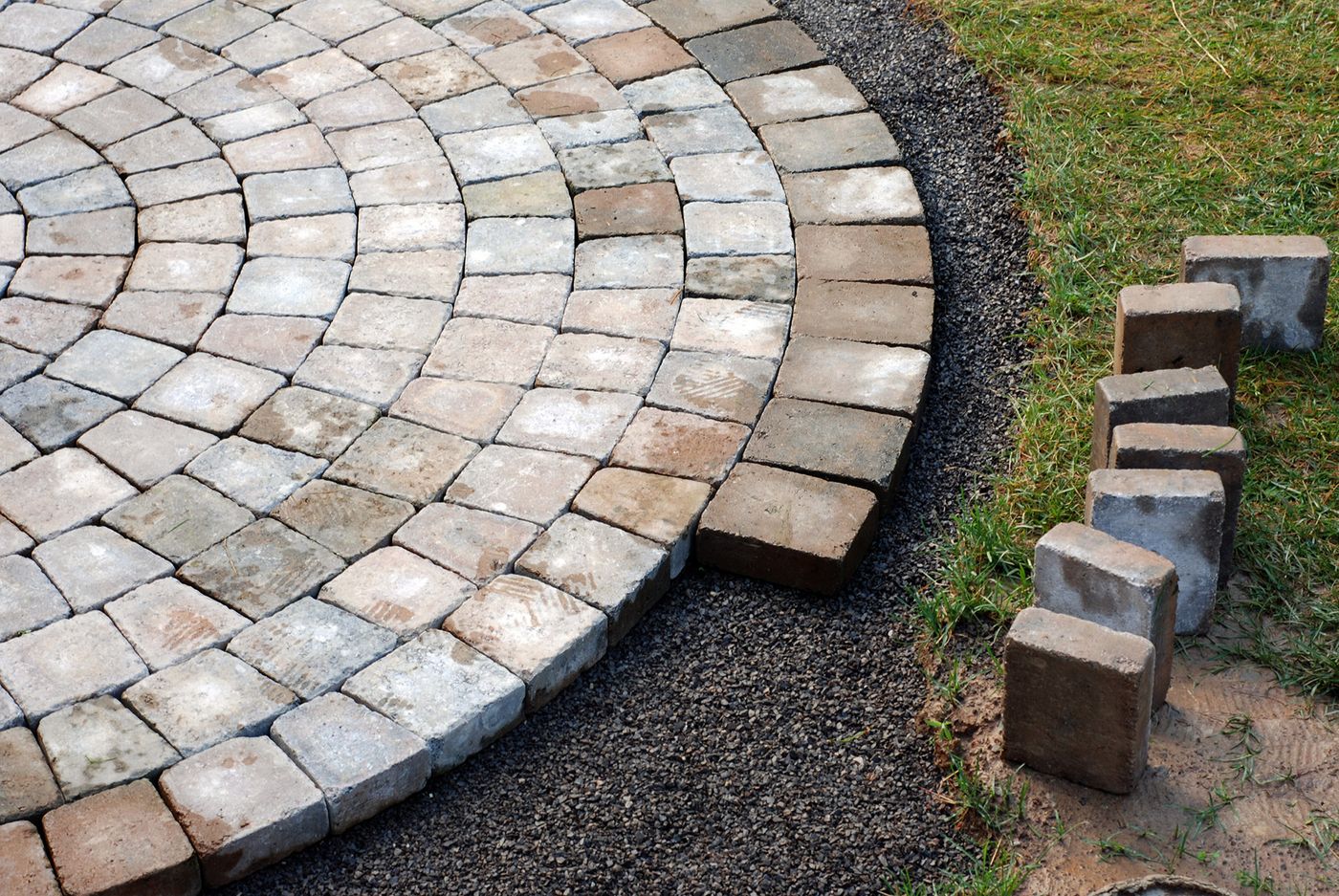 Circular Paver Patio